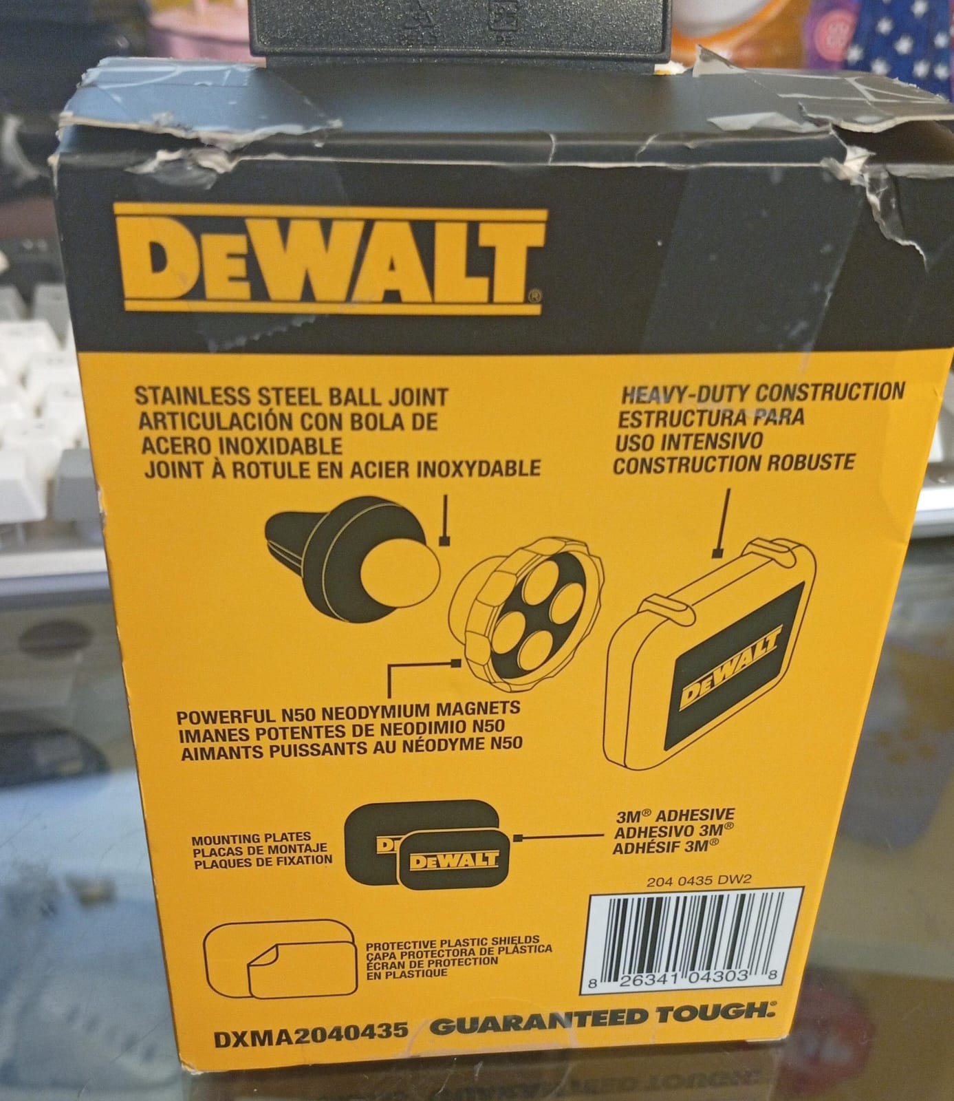 Dewalt Soporte magnético para teléfono, para ventilacion.