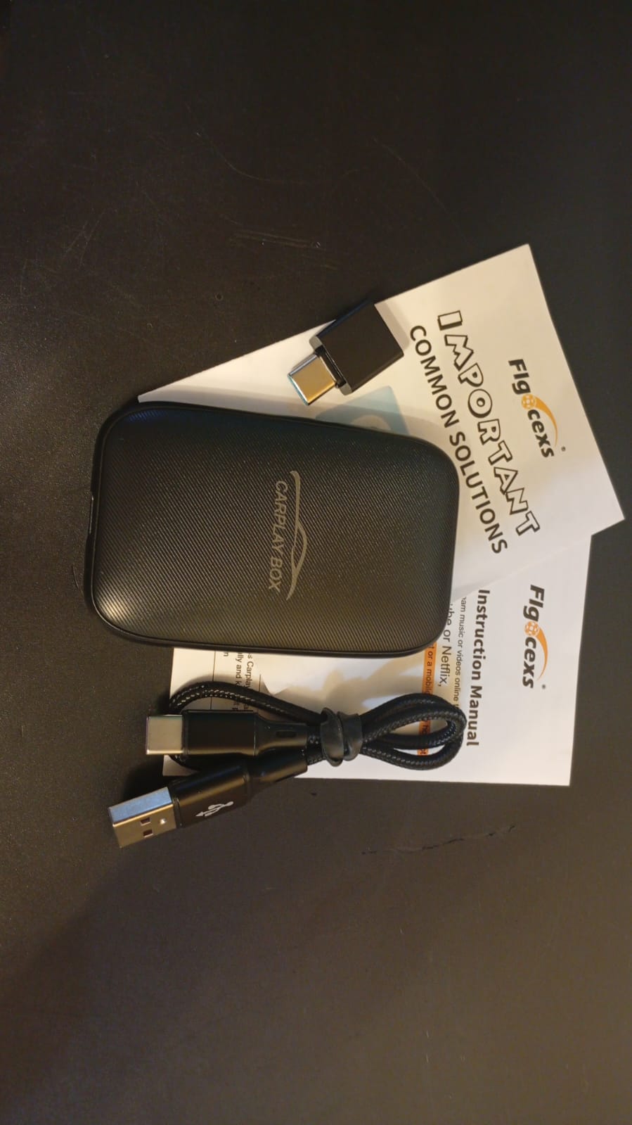 Adaptador inalámbrico Carplay, Android con cable automático.