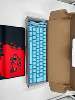 Teclado mecánico con cable ZIYOU LANG T60 de 62 teclas.