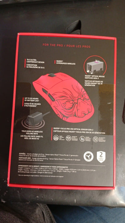 Ratón inalámbrico, Razer Viper V3 Pro Faker Edition, Ultraligero 8K.