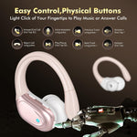 Auriculares inalámbricos Bcaikair BX17, Sports Bluetooth. (ROSA)