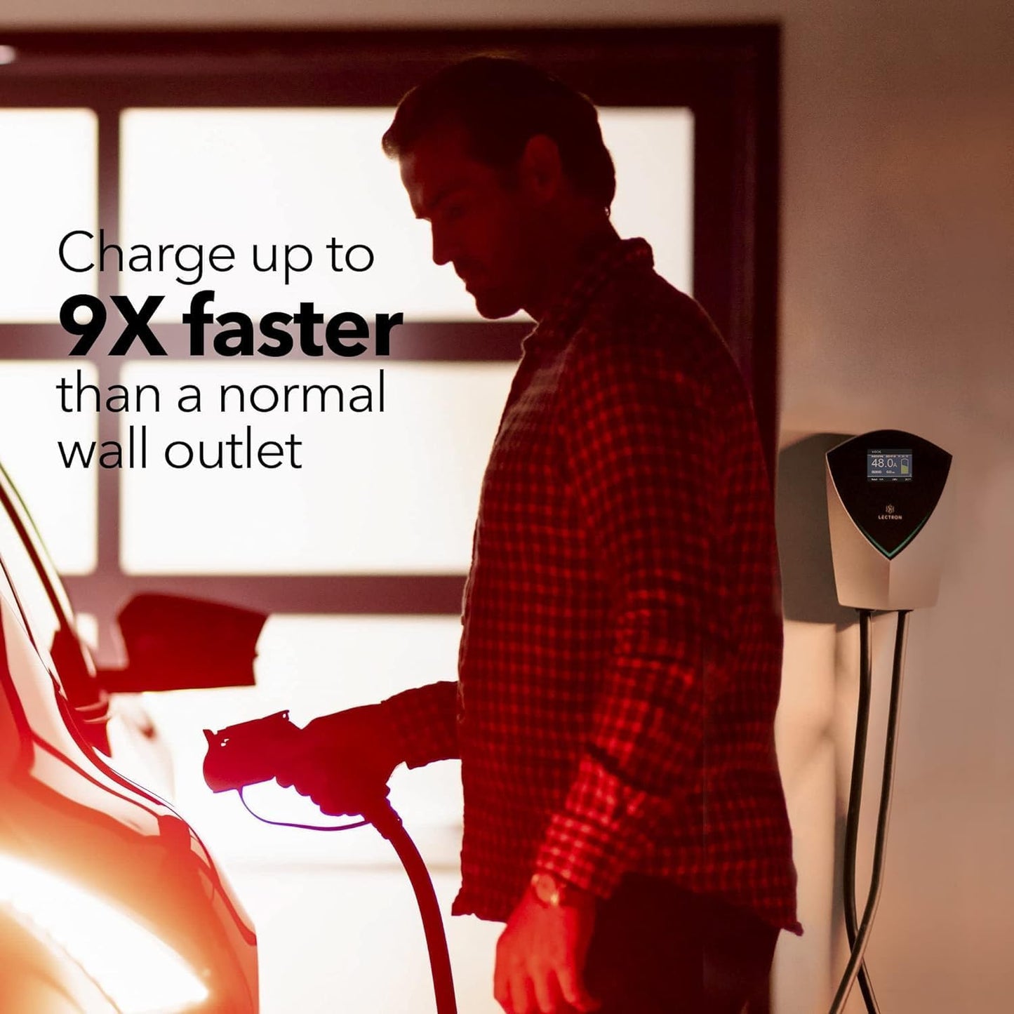 Estación de carga, para vehículos eléctricos de 48 amp.