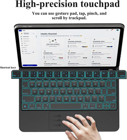 Funda de teclado para iPad Pro de 11" retroiluminación magnético