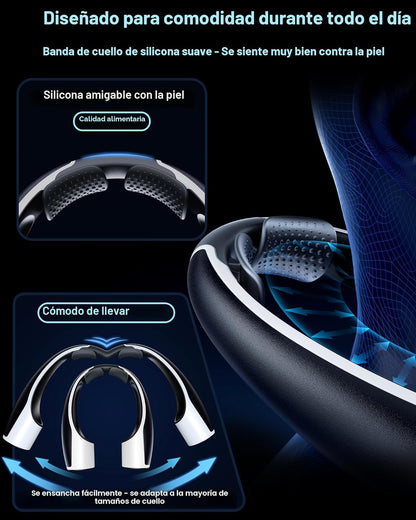 Ventilador De Cuello Portátil Manos Libres Rohent
