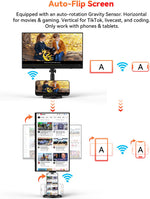 Monitor portátil inalámbrico Hotyeah 15.6", 1080P USB-C / HDMI