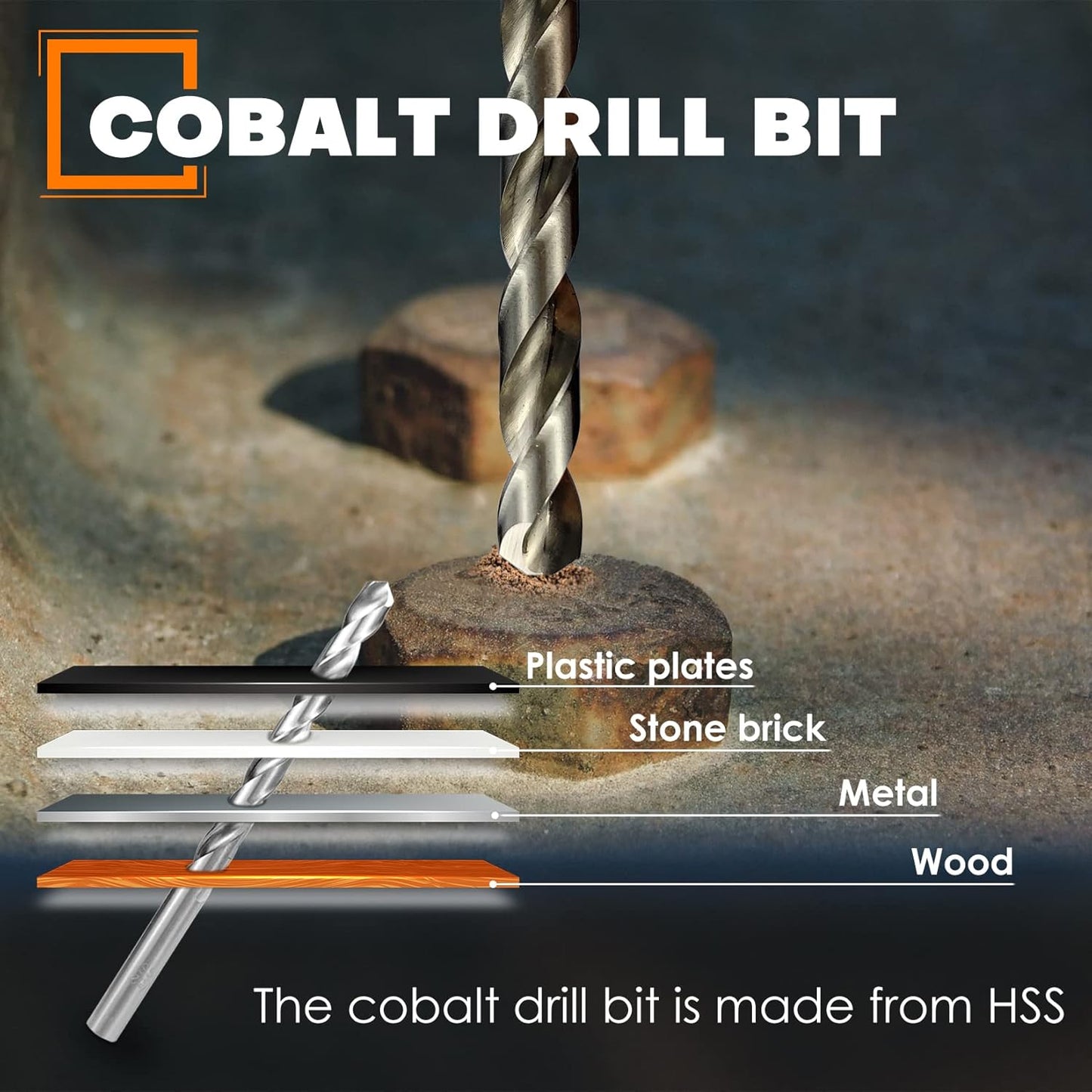 ACROTOL Juego de 26 extractores de pernos, (USADO).