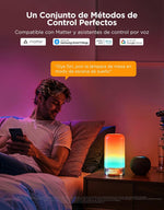 Lámpara de Mesa Govee H6022, RGBIC Inteligente, cabecera táctil.