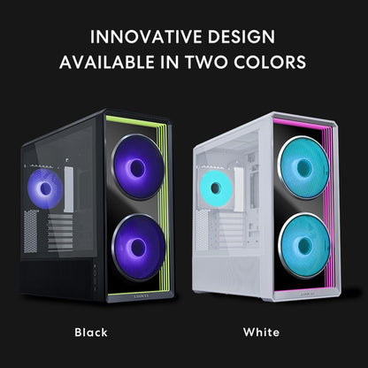 Gabinete ATX Lian Li Lancool 217 INF Blanco ARGB 3 Fans