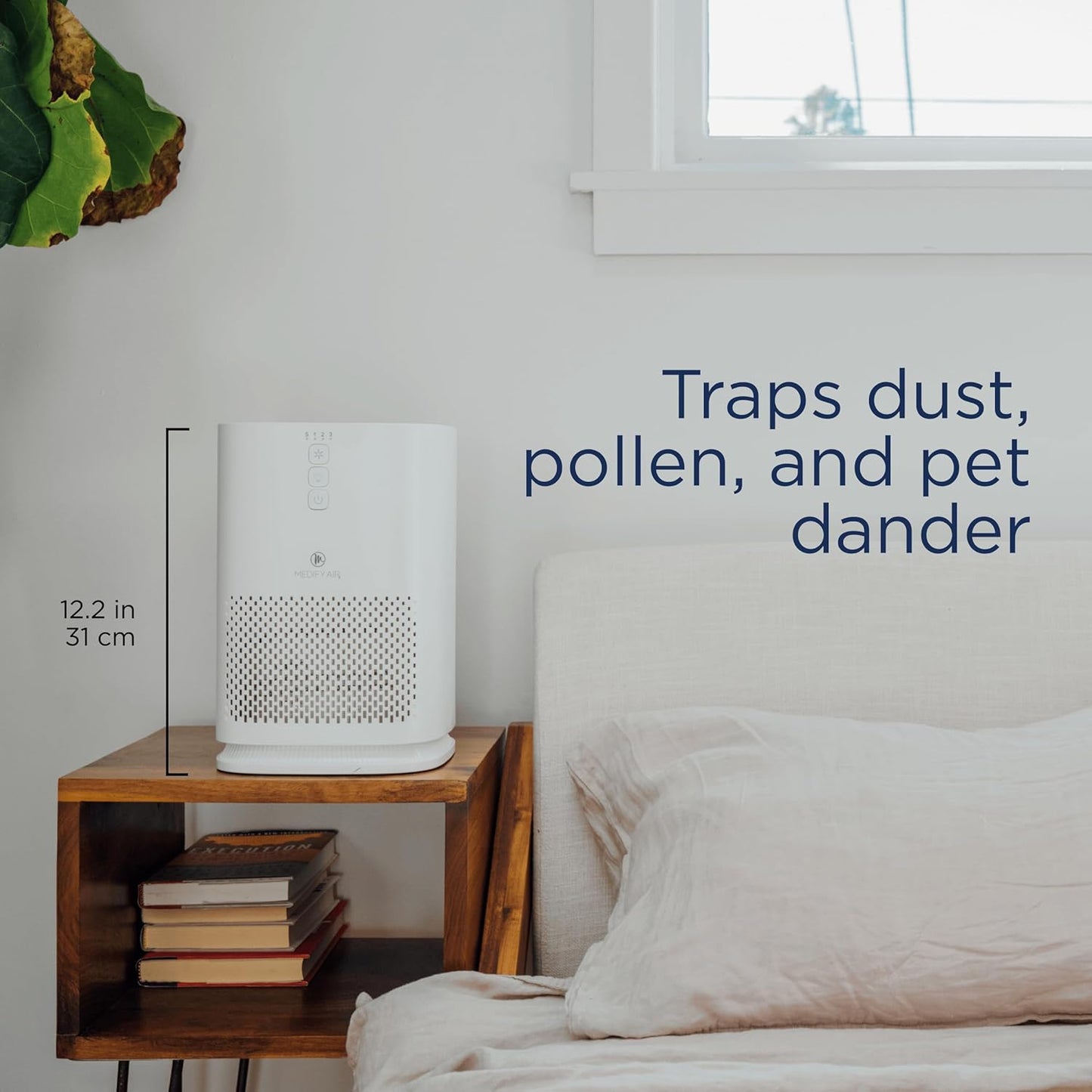 Purificador de aire con filtro True HEPA H13, Medify Air MA-14.