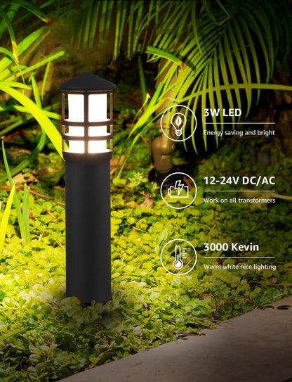 LED de bajo voltaje de 3 W, 3000 K, de 6 luces SUNVIE