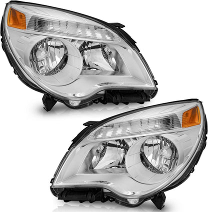 Faros Delanteros WEELMOTO Para Chevy Equinox 2010-2015