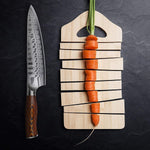 TUO Cuchillo de chef, Acero de damasco, 67 capas, dragon pattern.