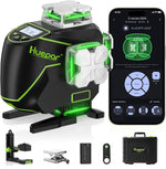 Nivel Láser Huepar 4D 4x360 Verde Bluetooth Autonivelante  S04CG