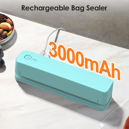 Mini sellador de bolsas recargable, 3 temperaturas ajustables, FEPPO.