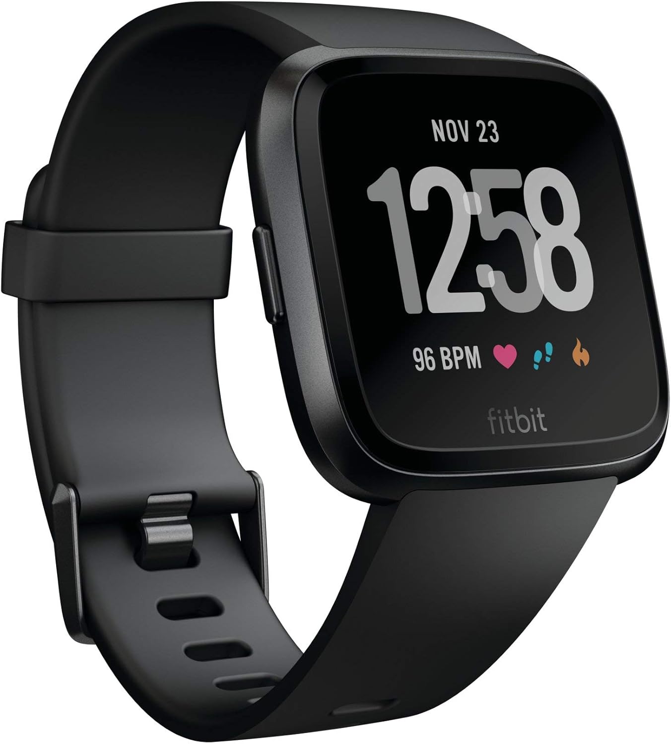 Fitbit Reloj Inteligente Versa, Aluminio Negro.(USADO)