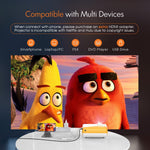 Mini proyector, AuKing  1080P , compatible con HDMI, USB  iOS y Android.