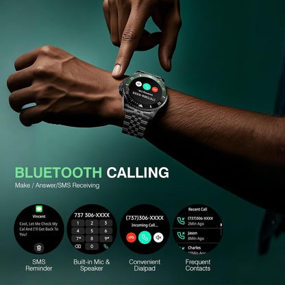Reloj inteligente DA GPT 2025, impermeable, pantalla AMOLED de 1.19.