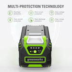 Batería GreenWorks 29472 4 Ah 40 V (USADO)