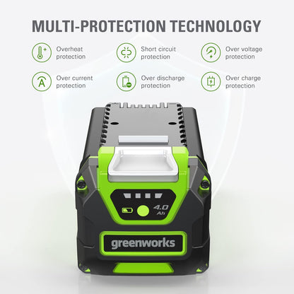 Batería GreenWorks 29472 4 Ah 40 V (USADO)