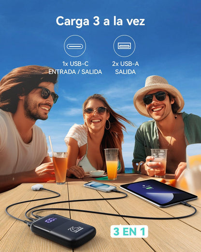 INIU Bateria portatil Mini 10000mAh (USADO)