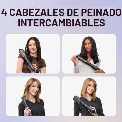 Set de Cepillos Wavytalk 4 en 1 para Secador de Pelo