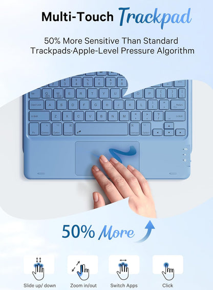 CHESONA Funda para iPad de 10ª Generación con Teclado