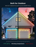 Tiras de luces Govee LED para exteriores, 30mts Control por App IP65