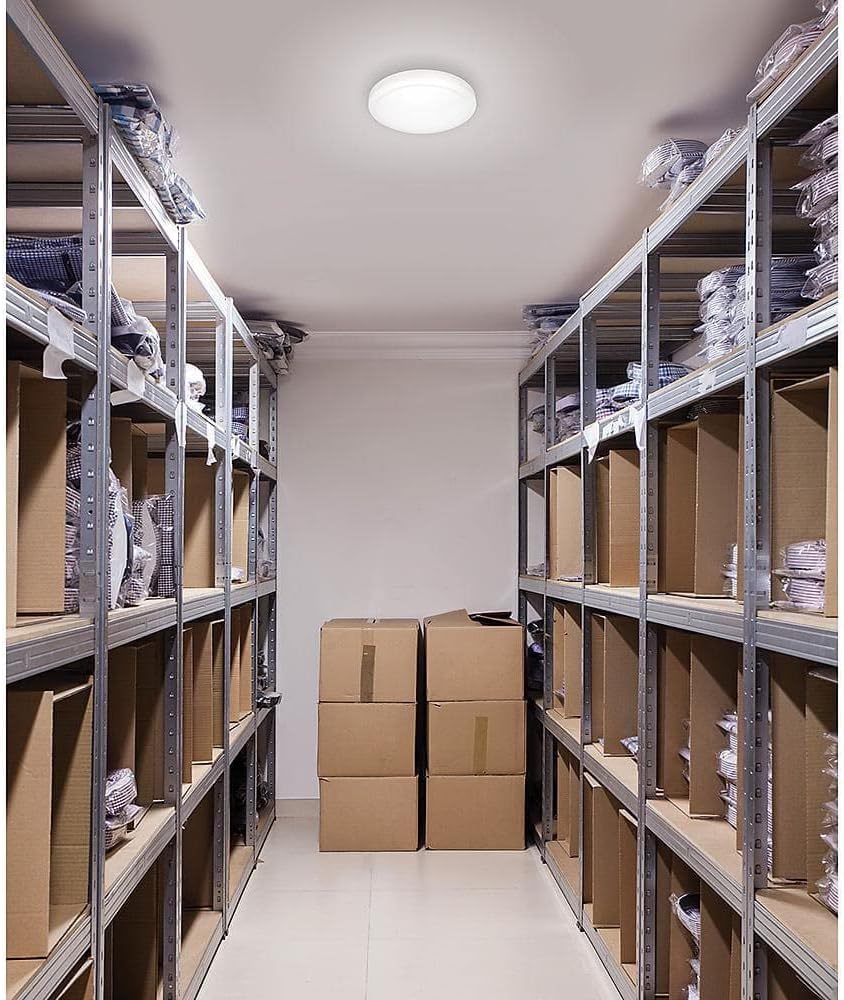 Luz LED redonda, montaje empotrado de 12', Hampton Bay (DET. CAJA)