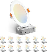 Amico paquete de 24 luces, empotrables ultrafinas, 6".
