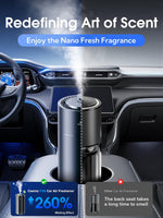 Ambientador inteligente para coche Ceeniu CF12, con niebla ultrasónica.