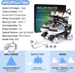 Patines Para Niños Ajustables 4 Ruedas Con Luces S 170-19.5CM