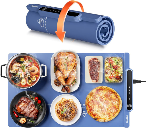 Tapete de calentamiento de alimentos, con temporizador, Silicon