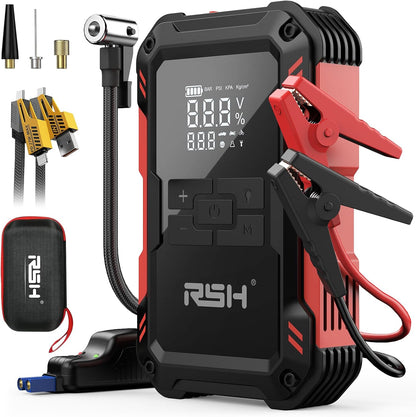 Arrancador RSH 4000A con Compresor 150 PSI 15000mAh (USADO)