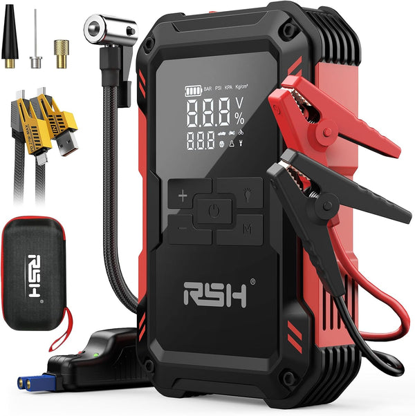 Arrancador RSH 4000A con Compresor 150 PSI 15000mAh (USADO)