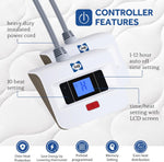 Cubrecolchón Eléctrico King Sealy Impermeable Acolchado