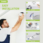 Luz Led Empotrable Daminy 6 Pzas 6'' 10W Regulable CCT