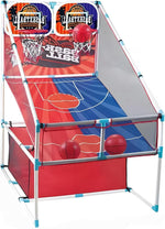 Juego De Baloncesto Arcade, Aro Doble, Infantil, Con Pelotas.