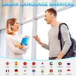 Auriculares de traducción inalambricos ergonomicos