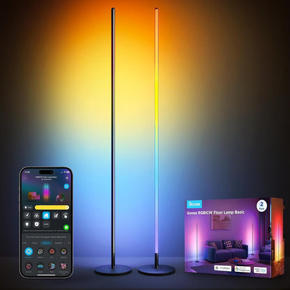 Lámparas de pie Govee H6076A, Inteligentes con control de voz, Alexa.