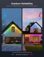Luces para exterior Govee Pro H706, 200ft, impermeables (USADO)
