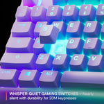 Teclado Mecánico Apex 3 TKL Color Lavanda, SteelSeries, Gaming.