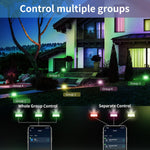 Focos LED para exteriores Lulijay de 30W, Bluetooth Smart, IP66