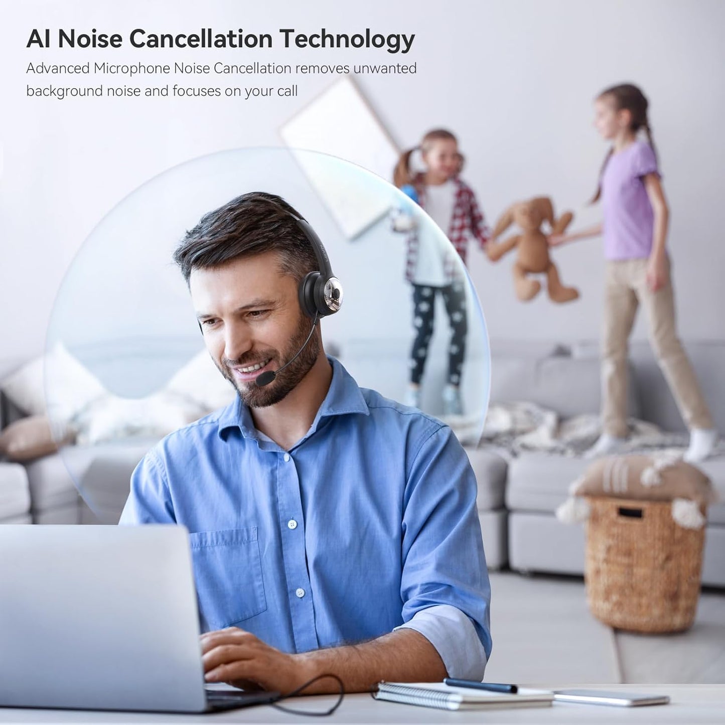 LEVN, Auriculares Bluetooth 5.0, con microfono, Bluetooth.