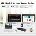 Docking Station WAVLINK 15 en 1 DisplayLink USB-C