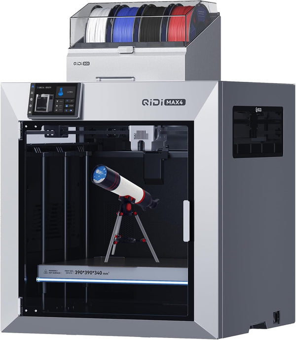 Impresora 3D QIDI Max4 Combo con cámara calefaccionada y pantalla