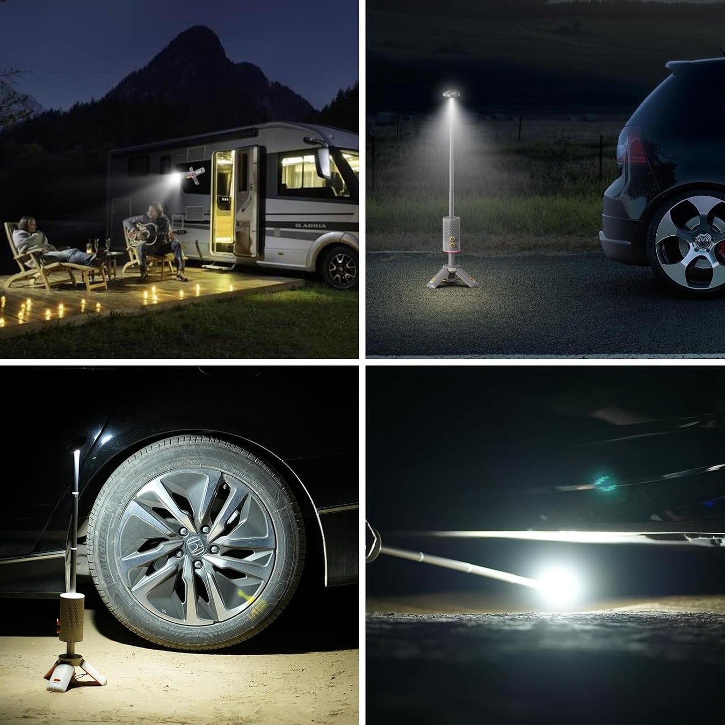 1Mii Lavaudio, Linterna de campamento con altavoz Bluetooth.