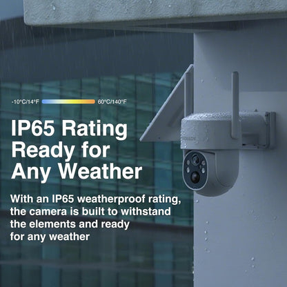 Cámara Seguridad Solar Inalámbrica 2K Exterior Wifi