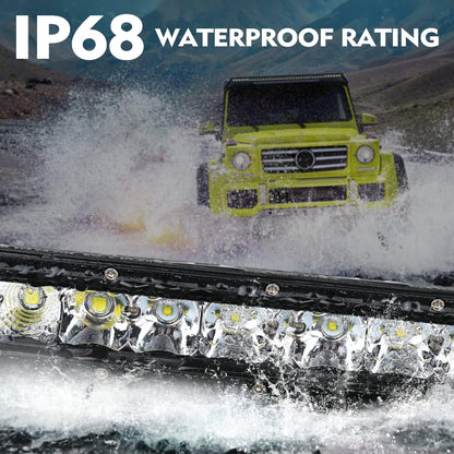 Barra de luz LED de 42", Rigidhorse, todoterreno, SUV, ATV, UTV.