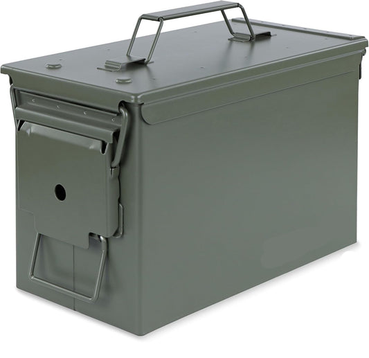 Contenedor con sistema de cierre frontal, acero de grado militar.