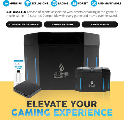 Gamescent Consola (atomizador, Adaptador, 6 Aromas primarios).